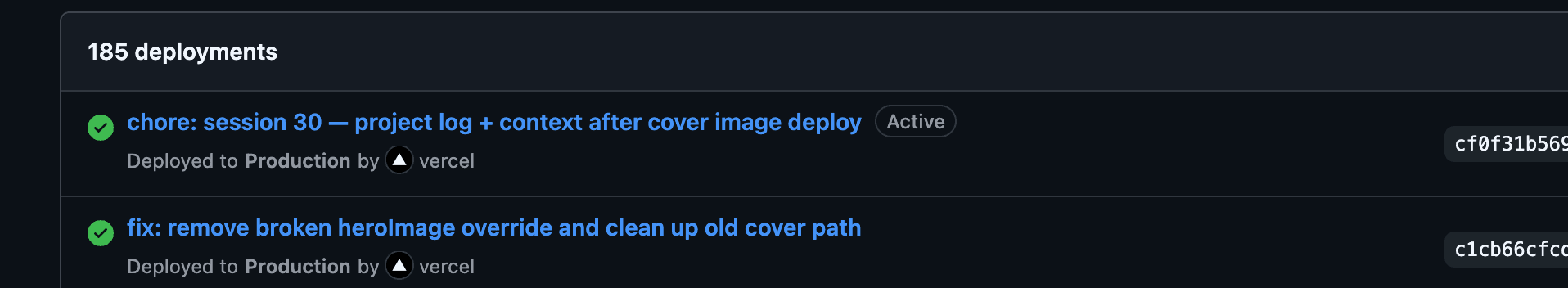 A recent commit on GitHub with a Claude-authored message