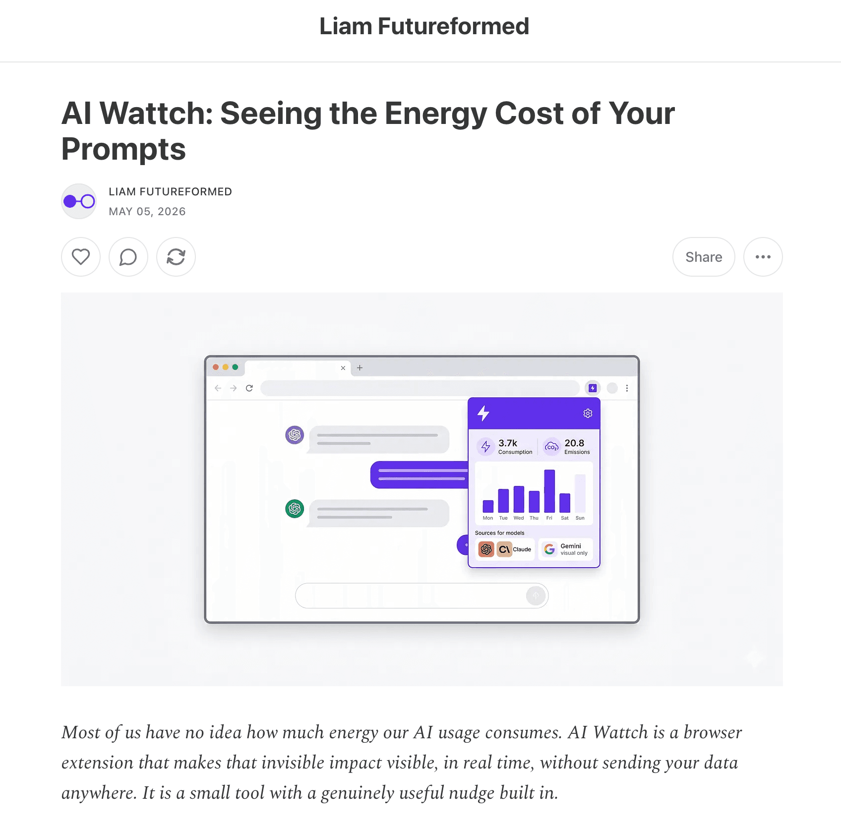 A Futureformed blog post mirrored to Substack