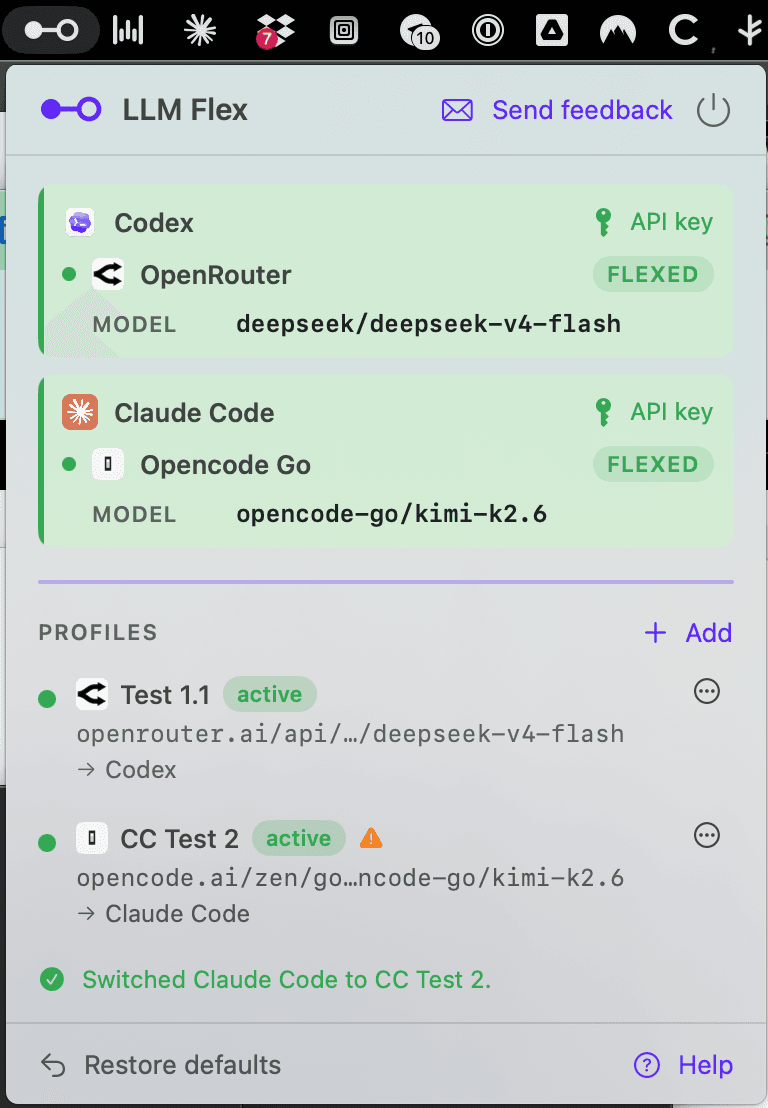 We Built a Mac App That Switches the AI Model Inside Claude Code and Codex